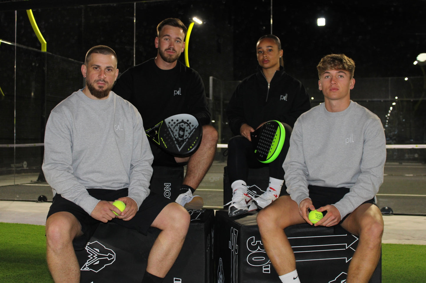Classic Black Post-Padel PDL Sweatshirt