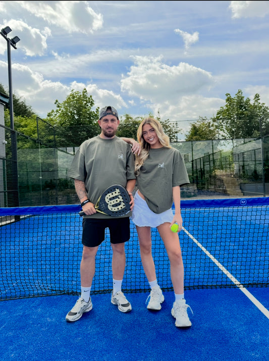 The PDL Unisex Oversized Tee in Khaki Green